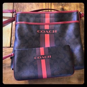 Coach purse and wrist wallet